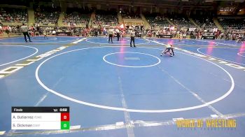 50 lbs Final - Aaliyah Gutierrez, Pomona Elite vs Suncera Dickman, Contender Wrestling Academy