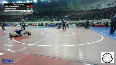 128 lbs Consi Of 64 #2 - Brayden Duggins, Central Middle School vs Brendan Seay, Altus JH