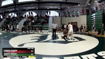 126 lbs Cons. Round 5 - Emmitt Henley, Benedictine College Prep vs Joseph Cooper, St. Frances Academy