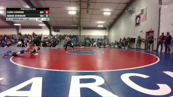 132 lbs Semifinal - Reese Evenson, Thunder Basin High School vs Cash Cowden, Buffalo