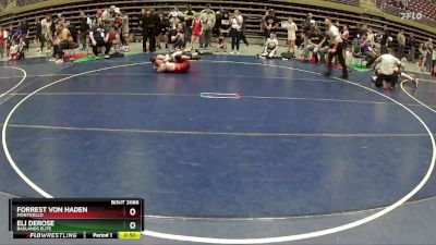 118 lbs Cons. Round 2 - Forrest Von Haden, Monticello vs Eli DeRose, Badlands Elite