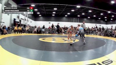 100 lbs Semis & 1st Wrestleback (8 Team) - Asher Procunier, Olympia vs Landon Wilson, Junior Terps Xtreme