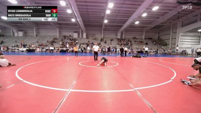 100 lbs Rr Rnd 3 - Ryan Lombreglia, Iron Horse vs Nico Bresadola, Brawler Elite