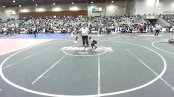 62 lbs Round Of 16 - Ayden Palomino, Toppenish USA vs Nolan Bingham, Rocklin Rampage