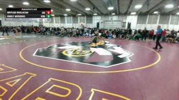 125 lbs Champ. Round 2 - Emily Moreno, Kelly Walsh vs Brylee Mullican, Little Axe