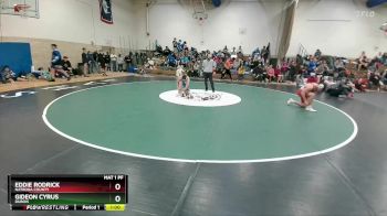 165 lbs Cons. Round 3 - Gideon Cyrus, Dubois vs Eddie Rodrick, Natrona County