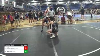 120 lbs Consi Of 16 #2 - Brock Ferguson, Lawrence Elite vs DruÕ Azcona, Mo West