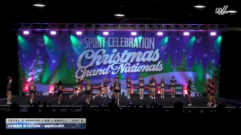 Cheer Station - Mercury [2025 L3 Senior - D2 - Small Day 2] 2025 Spirit Celebration Christmas Grand Nationals
