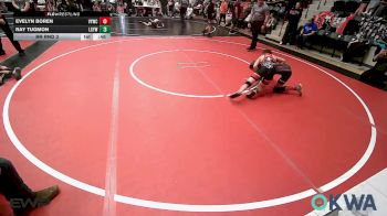 84-88 lbs Rr Rnd 3 - Evelyn Boren, Verdigris Youth Wrestling vs Ray Tugmon, Locust Grove Youth Wrestling