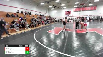 165 lbs 3rd Place Match - Robert Major, Indiana vs Cole Ritter, Maryville University