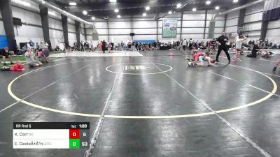 105 lbs Rr Rnd 5 - Klayton Carr, Bad Karma MS vs Elijah CastaÃ±Ã³n, Team Gotcha