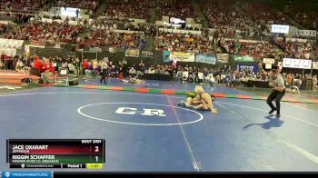 Champ. Round 1 - Jace Oxarart, Jefferson vs Riggin Schaffer, Powder River Co. (Broadus)