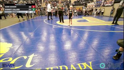 40 lbs Rr Rnd 2 - Koen Goodin, Cowboy Wrestling Club vs Everett Collard, Standfast