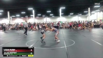 72 lbs Round 2 (6 Team) - Logan Burba, U2 Upstate Uprising vs Kaleb Dempsey, Revolution