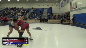 131 lbs Cons. Round 2 - Ava Anguiano, Cerritos College vs Berenice Chihuahua, Unattached