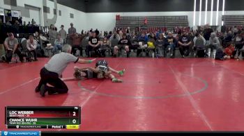 75 lbs Round 3 (8 Team) - Chance Wuhr, Team 922 (OH-PA) vs Loc Webber, Beast Mode