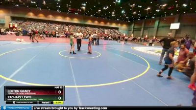 91-93 lbs Round 1 - Colton Grady, Yerington Lions Wrestling vs Zachary Lewis, Greenwave Youth Wrestling Club