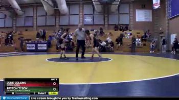 100 lbs Cons. Round 2 - June Collins, Kamiak (Girls) vs Payton Tyson, Cascade (Everett) (Girls)