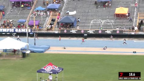 Youth Girls' 400m, Semi-Finals 10 - Age 14