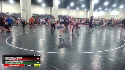 132 lbs Round 5 (6 Team) - Konner Lambers, Ohio Titan Gold vs Gunner Marshall, Carolina Exteme Black