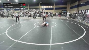 55 lbs Quarterfinal - Jace Cosic, Peterson Grapplers vs Alec Davison, Central Coast Most Wanted