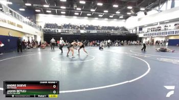 157 lbs Champ. Round 1 - Andre Doeve, Rio Hondo vs Jason Betlej, Delta College
