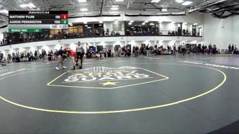 149 Freshman/Soph Champ. Round 1 - Aaron Pennington, Trine vs Matthew Plum, Ohio Wesleyan University