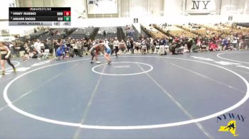 128 lbs Cons. Round 3 - Amare Diggs, Bear Cave Wrestling vs Vinny Rubino, Washingtonville Wizards Wrestling