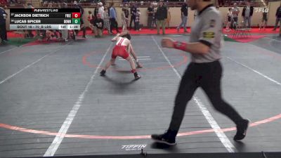 70_B lbs Round Of 64 - Jackson Dietrich, Freedom vs Lucas Spicer, Downingtown West