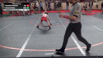 70_B lbs Round Of 64 - Jackson Dietrich, Freedom vs Lucas Spicer, Downingtown West