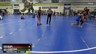 135 lbs Placement Matches (8 Team) - Izzy Schoettmer, Benton Community vs Lyla Glaza, Mount Vernon