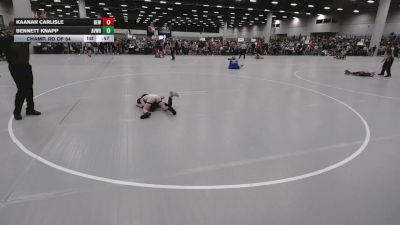 59 lbs Champ. Rd Of 64 - Kaanan Carlisle, DC Elite Wrestling vs Bennett Knapp, Aviators Wrestling
