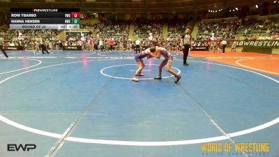72 lbs Round Of 32 - Rori Ybarbo, VICI Wrestling vs Hanna Hensen, Hudson Wrestling Club
