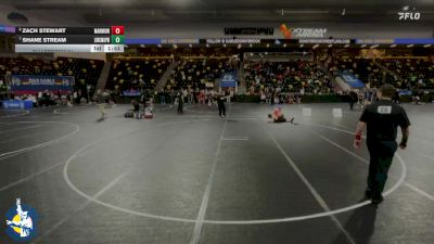 138 lbs Quarterfinal - Shane Stream, New Lenox (Lincoln-Way West) vs Zach Stewart, Aurora (Marmion Academy)