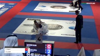 Edwin Najmi vs Oliver Lovell 2018 Abu Dhabi World Professional Jiu-Jitsu Championship