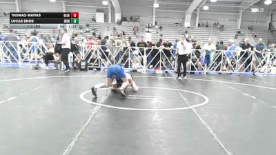 113 lbs Rr Rnd 3 - Thomas Matias, BlueWave Beast - HSB vs Lucas Enos, Iron Faith Silver - HSB