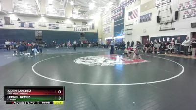 113 lbs Cons. Round 2 - Aiden Sanchez, East Valley (Yakima) vs Leonel Gomez, Connell