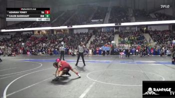84 lbs Champ. Round 1 - Azariah Toney, Trailblazer vs Caleb Barnhart, Wamego