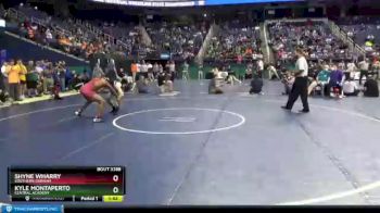 3A 126 Semifinal - Kyle Montaperto, Central Academy vs Shyne Wharry, Southern Durham