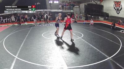 157 lbs Champ. Rd Of 16 - Hamish Smith, Montana vs Nicholas Wetzel, Idaho