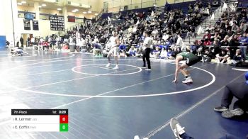 121 lbs 7th Place - Roman Lermer, Jesuit High School - Tampa vs Cole Coffin, Pennridge