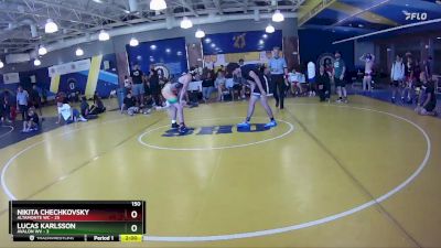 150 lbs Round 6 (8 Team) - Nikita Chechkovsky, Altamonte WC vs Lucas Karlsson, Avalon WV