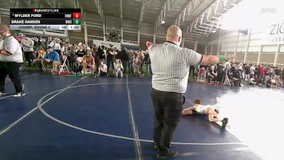 67 lbs Champ. Round 2 - Drake Hansen, Westlake Wrestling Club vs Wylder Ford, Sanderson Wrestling Academy
