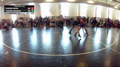 160 lbs Quarterfinal - Easton Fields, The Union Wrestling Club vs Warren Mrowiec, Bull Island Grappling