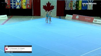 F. Provost / O. Kopec - Pair, Oakville Gymnastics Club - 2019 Canadian Gymnastics Championships - Acro
