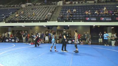108 lbs 3rd Place Match - Benito Delgado, Red Cobra Wrestling Academy vs Raeion Shirley, Team PA