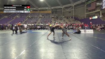 165 lbs Finals (2 Team) - Jashon Holmes, Castleton vs Peyton Brooks, Albion