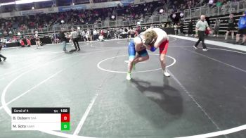 218 lbs Consi Of 4 - Brett Osborn, Terminator Wrestling Academy vs Michael Soto, Oilers Wrestling