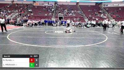 121 lbs Consy Rd Iv - Aiden Kunes, Central Mountain vs Luke Hitchcock, Central Dauphin