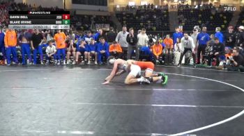 138 lbs Finals (1st & 3rd) - Blake Irvine, Don Bosco vs Gavin Bell, Jesup